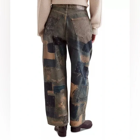 NWT We the Free Illusions Patchwork Jeans - Picture 3 of 9